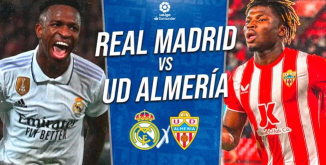 Real Madrid vs Almeria EN VIVO LaLiga Santander