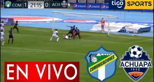 Comunicaciones vs Achuapa EN VIVO Liga de Fútbol de Guatemala