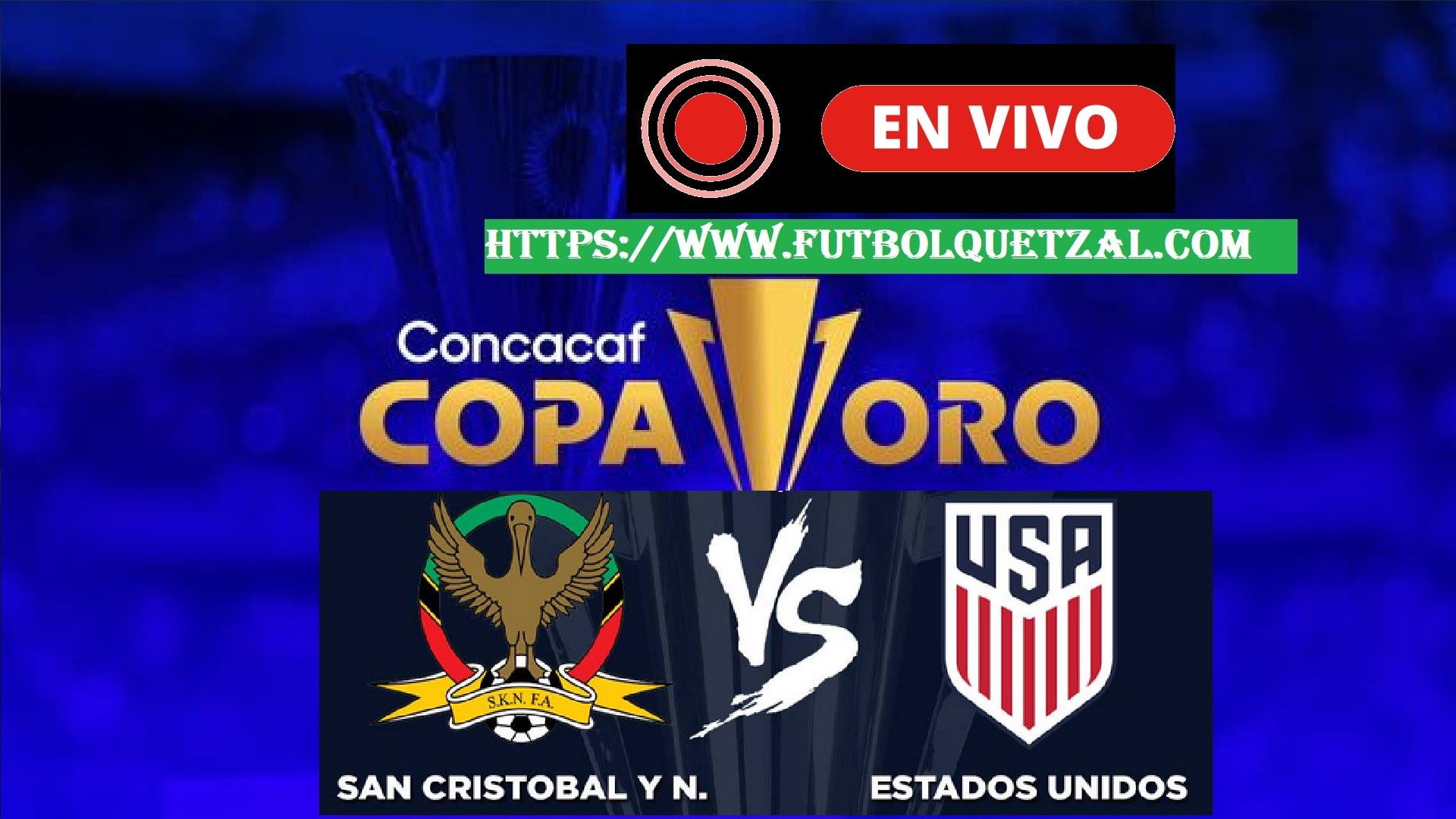San Cristobal vs Estados Unidos EN VIVO y EN DIRECTO Copa Oro 2023