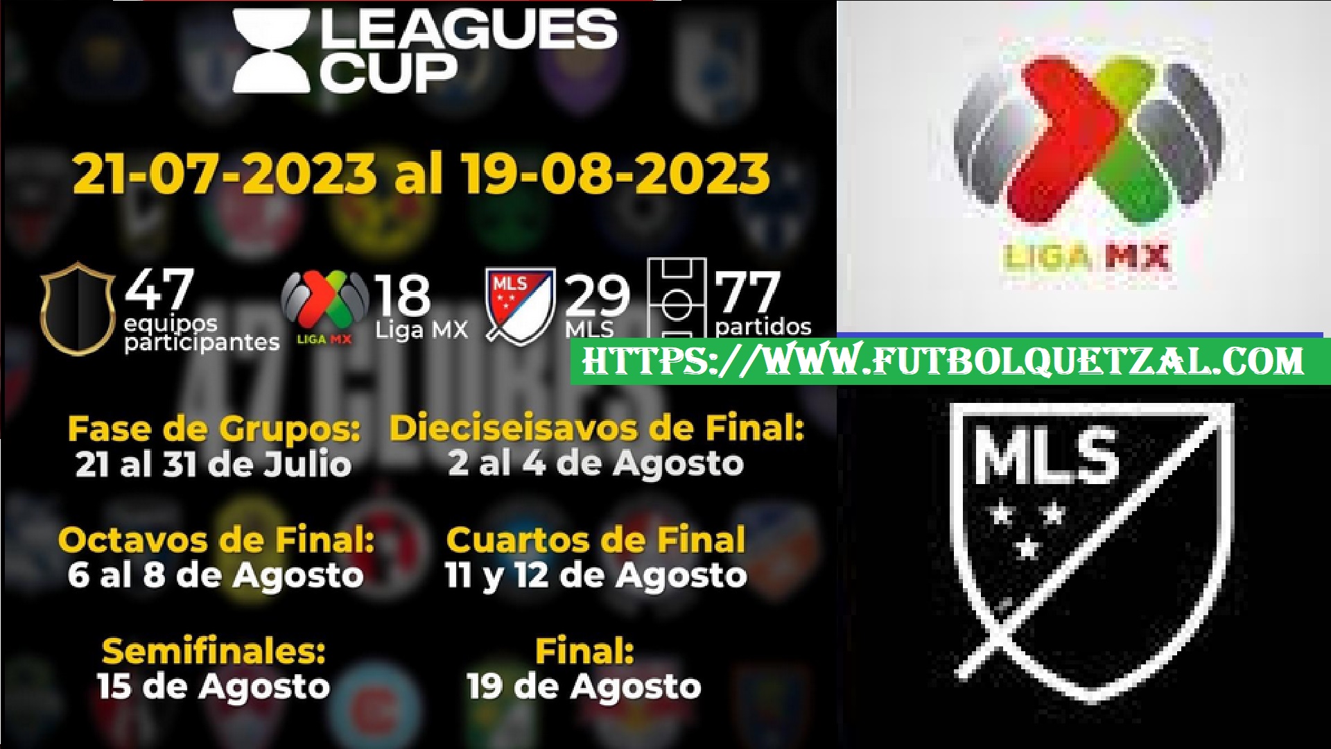 Calendario Completo Leagues Cup 2023