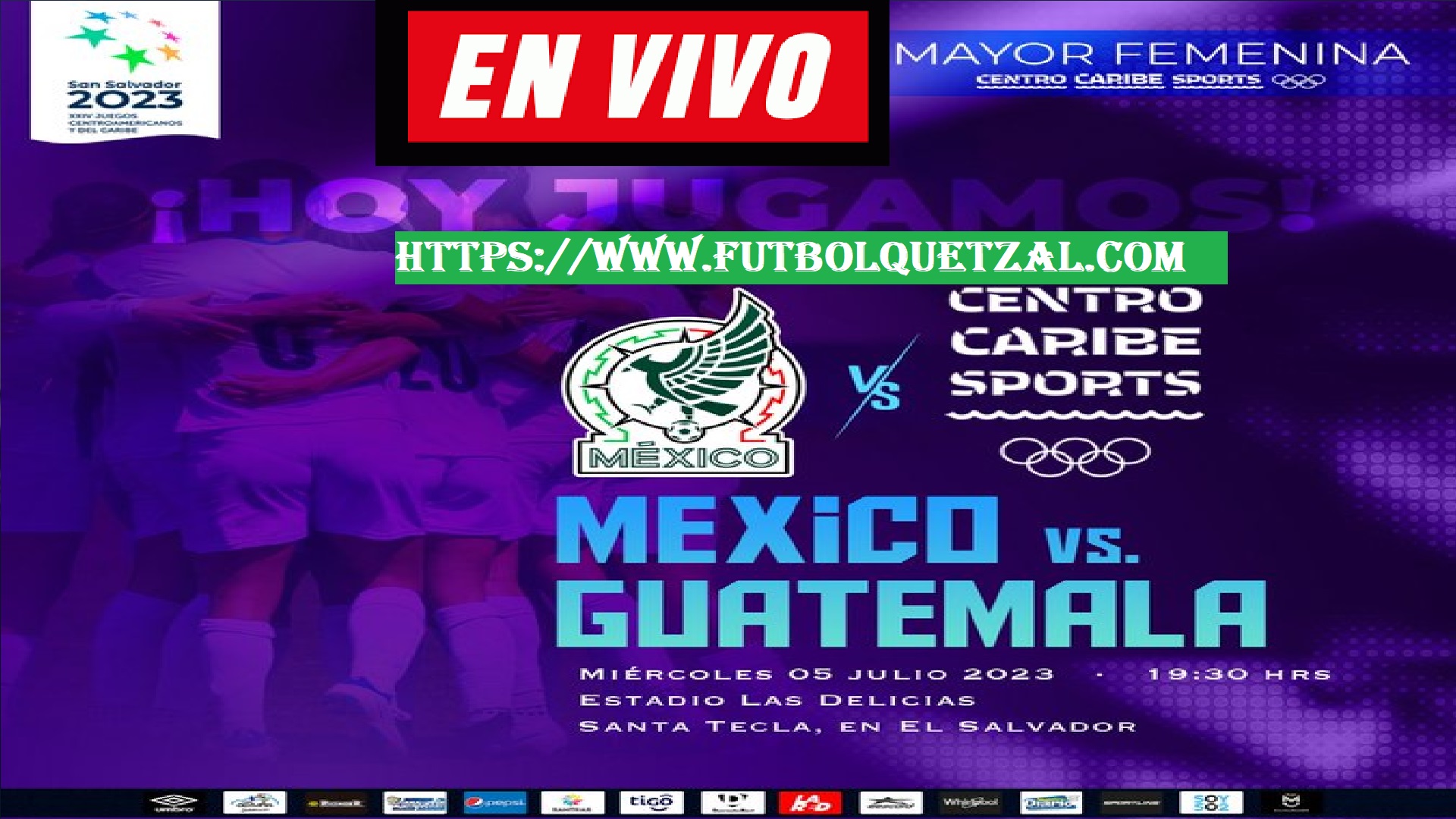 Guatemala femenino vs México EN VIVO Juegos Centroamericanos y del Caribe 2023