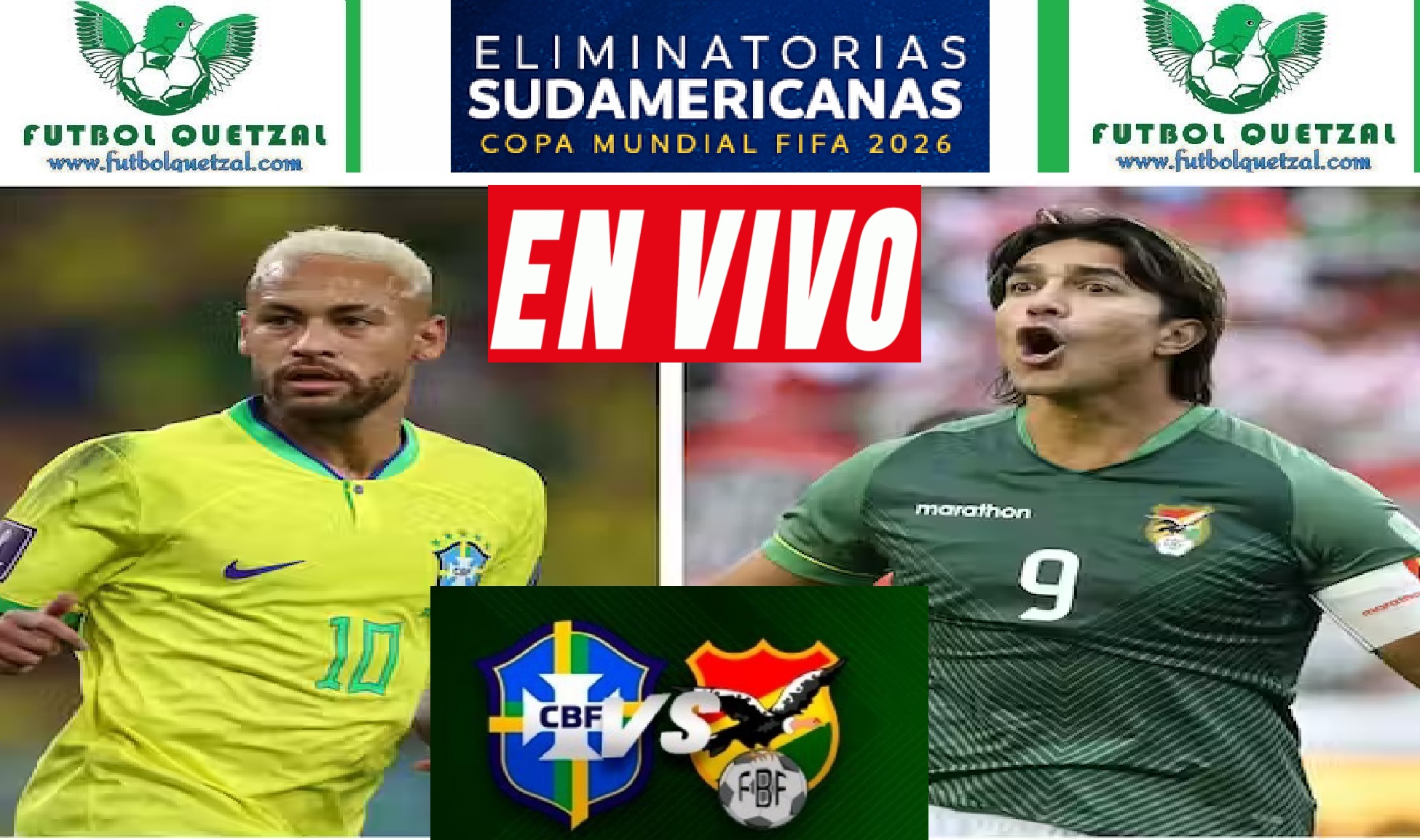 Brasil vs Bolivia EN VIVO Eliminatoria Conmebol