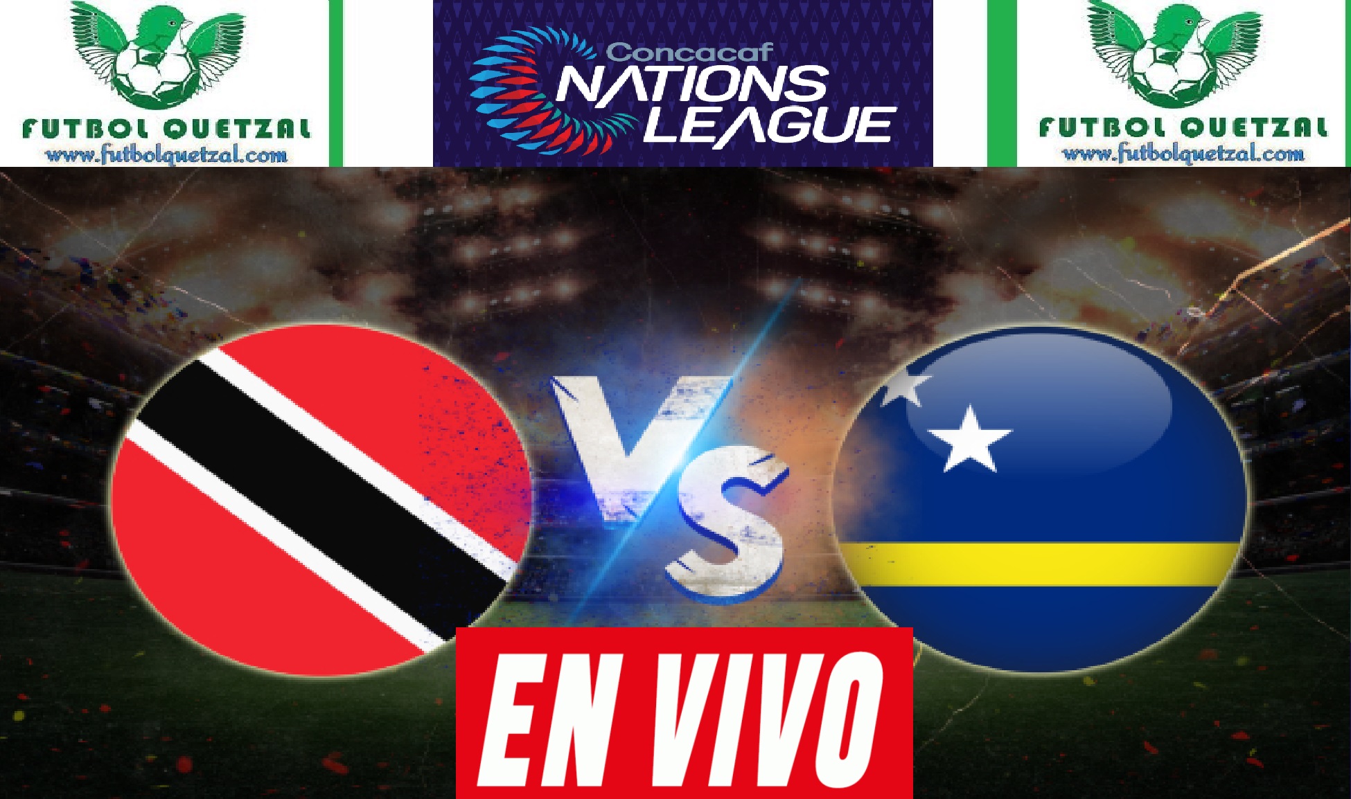 Trinidad y Tobago vs Curazao EN VIVO Liga de Naciones de Concacaf 2023