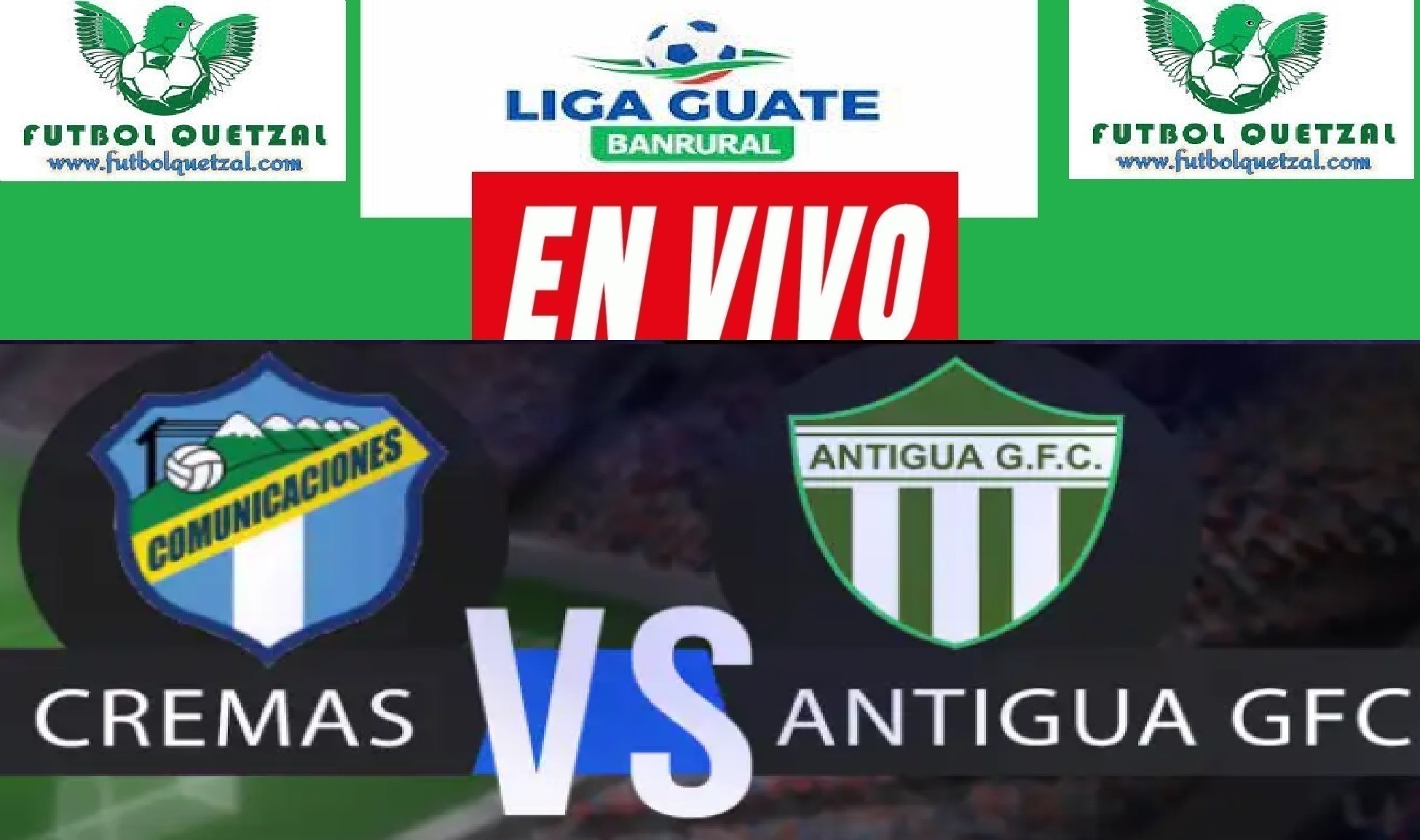 Comunicaciones vs Antigua GFC EN VIVO J13 Liga Guate Banrural Torneo Apertura 2023