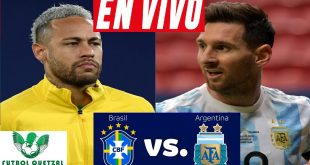 Brasil vs Argentina EN VIVO Eliminatorias Sudamericanas al Mundial 2026