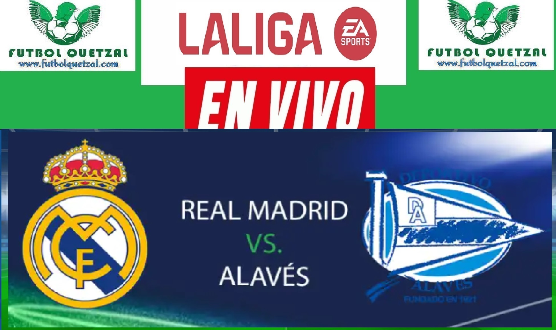 Real Madrid vs Alaves EN VIVO por la Liga EA Sports