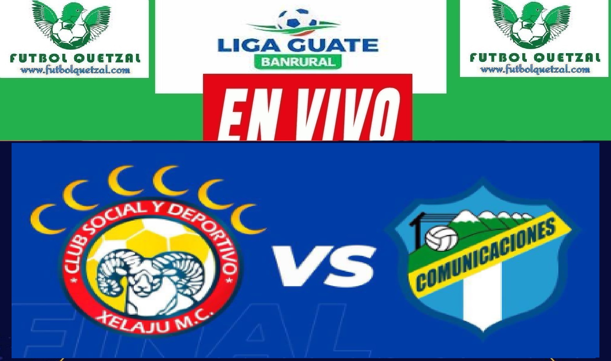 VER Xelajú MC vs Comunicaciones EN VIVO Semifinal Ida Liga Guate Banrural
