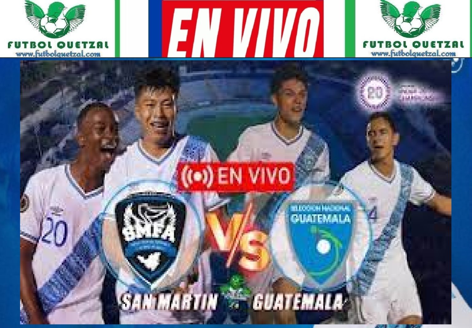 VER Guatemala vs San Martin Sub20 EN VIVO GRATIS Jornada 2