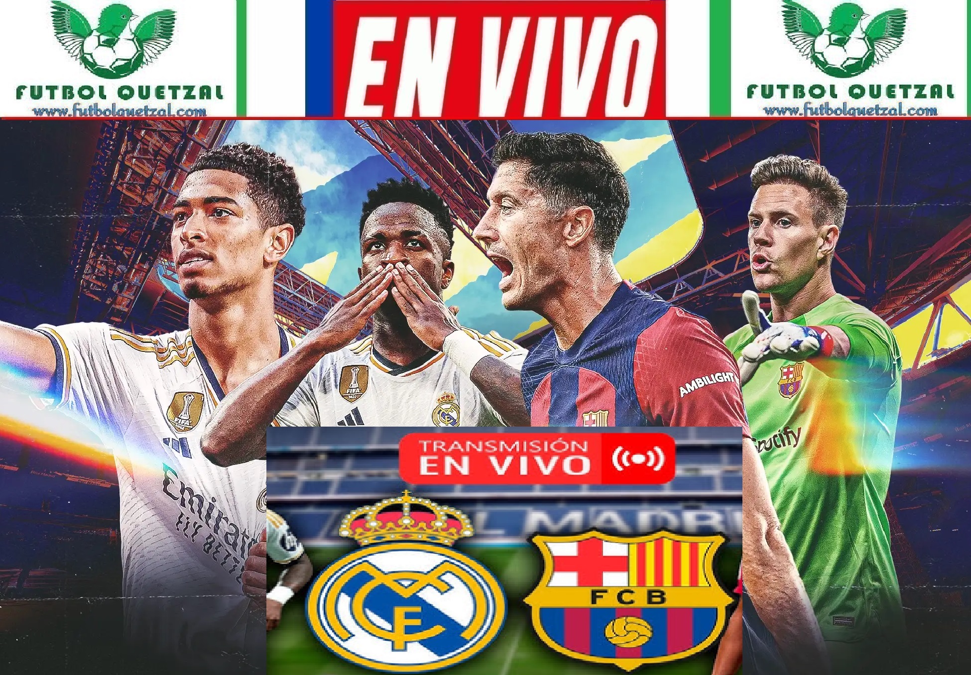VER Real Madrid vs Barcelona EN VIVO GRATIS Clásico español amistoso en ...