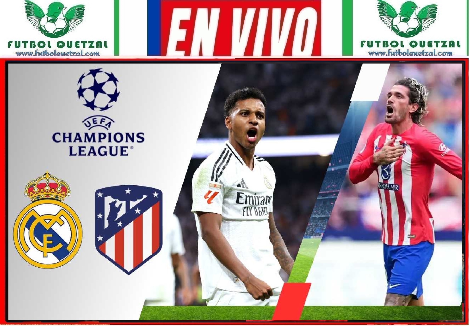 Atletico de Madrid vs Real Madrid EN VIVO Octavos de Final Vuelta ...