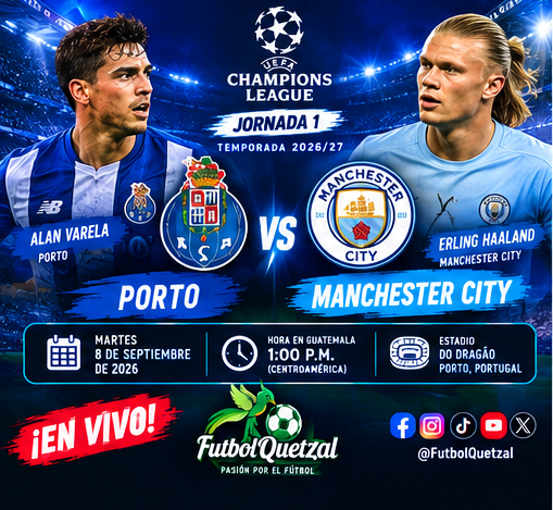 porto vs Manchester City EN VIVO
